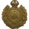 George V Royal Engineers Economy Cap Badge (Non Voided Centre)