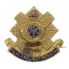 Highland Light Infantry (H.L.I.) Brass & Enamel Sweetheart Brooch