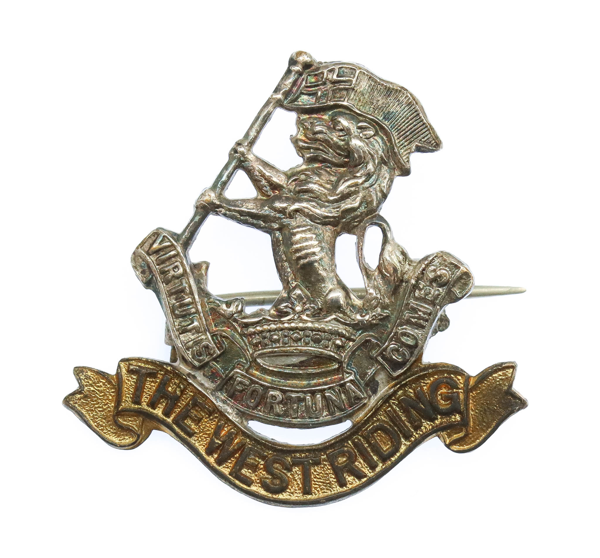 West Riding Regiment (Duke of Wellington's) Sweetheart Brooch