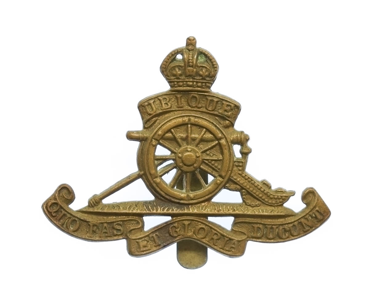 Royal Artillery Beret Badge - King's Crown