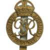 George VI National Defence Company Cap Badge