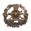 Royal Artillery Brass & Enamel Wreath Sweetheart Brooch