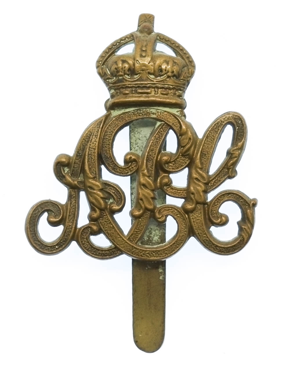 Army Pay Corps (A.P.C.) Cap Badge - King's Crown