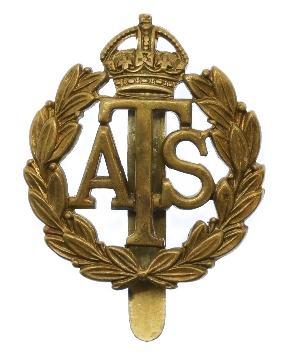 Auxiliary Territorial Service (A.T.S.) Cap Badge - King's Crown