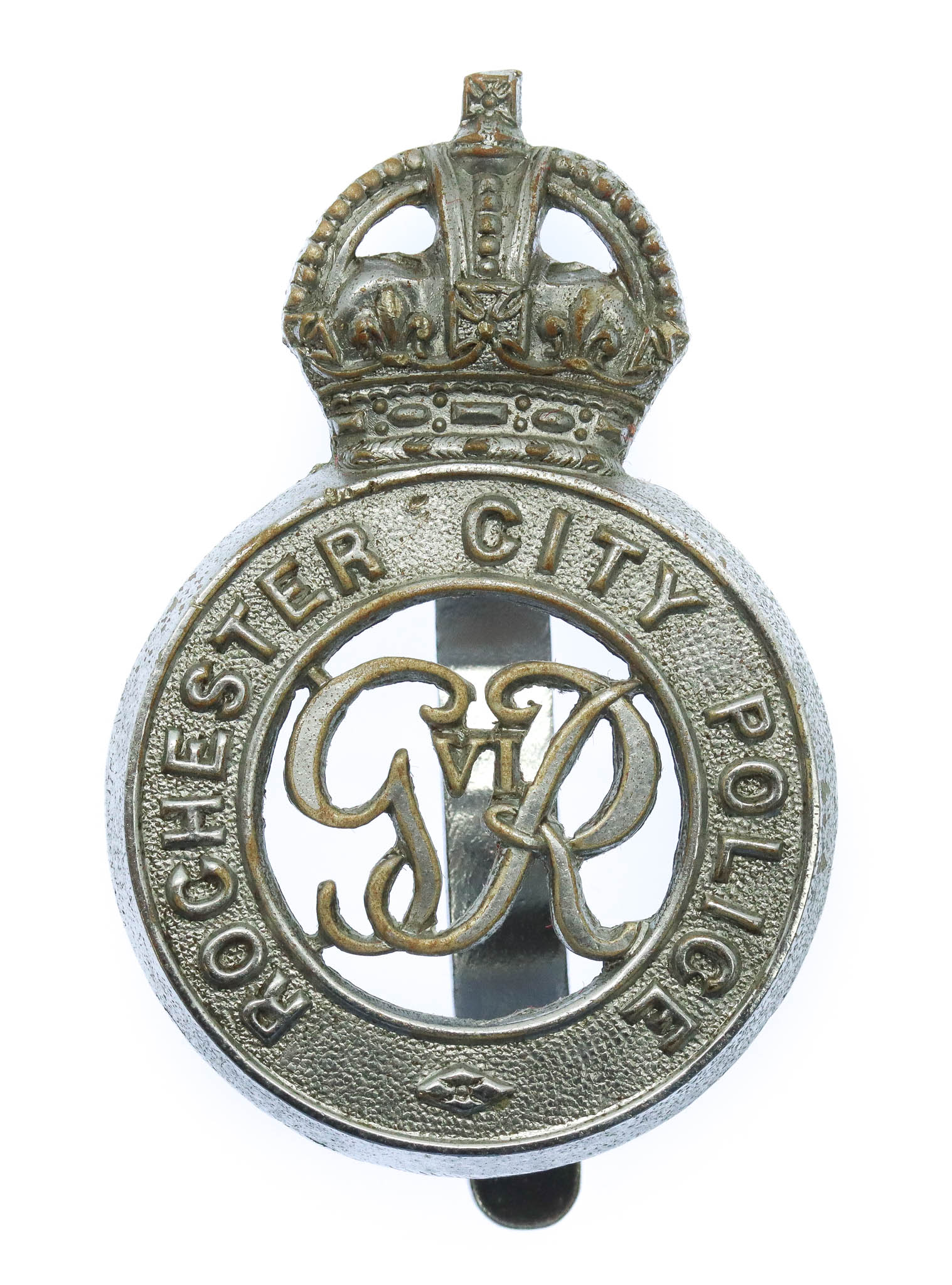 George VI Rochester City Police Cap Badge