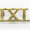 9th Lancers (IXL) Shoulder Title