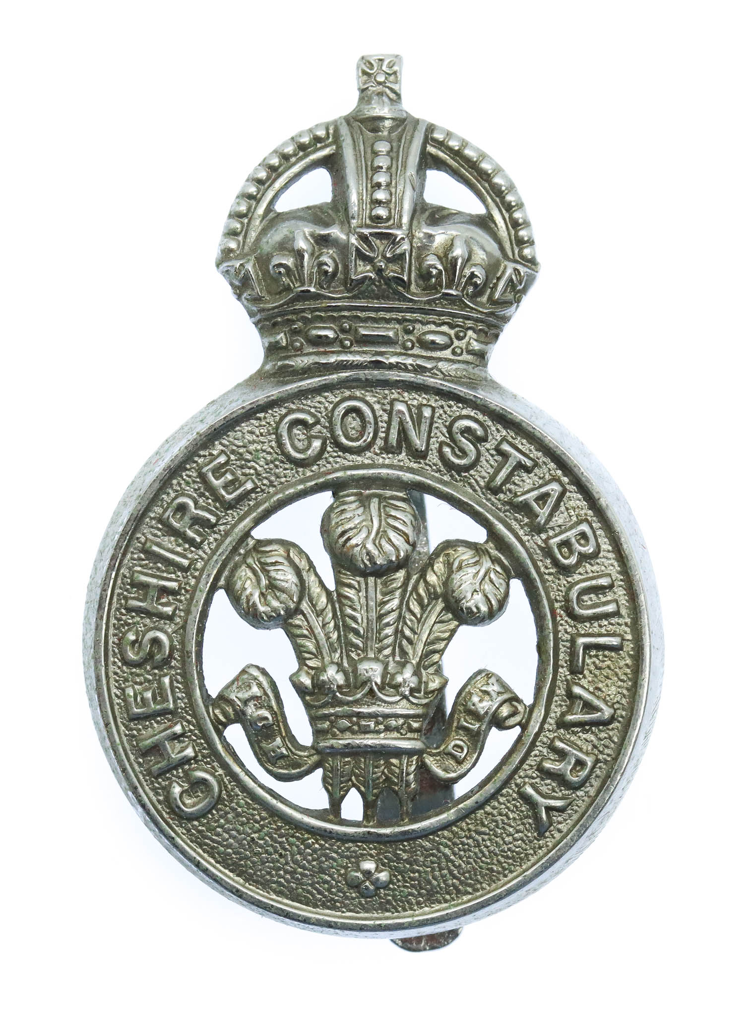 Cheshire Constabulary Cap Badge - King's Crown
