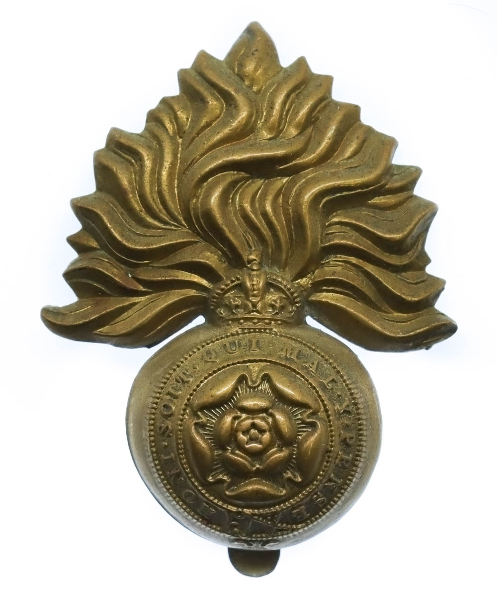 Royal Fusiliers Cap Badge - King's Crown