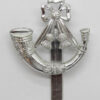 Light Infantry Anodised (Staybrite) Cap Badge