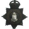 *Hove Borough Police Night Helmet Plate - King's Crown