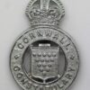 Cornwall  Constabulary Cap Badge - King's Crown