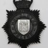Doncaster Borough Police Night Helmet Plate - Queen's Crown