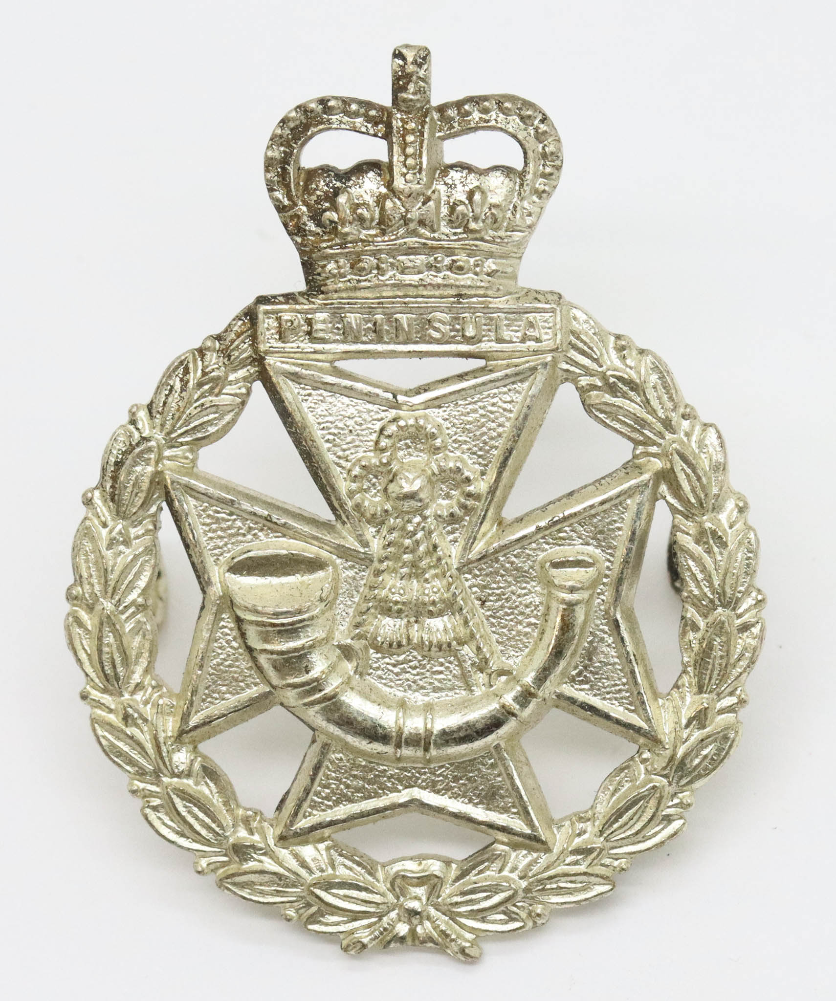 Green Jackets Brigade Officer's Cap Badge
