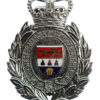 West Mercia Constabulary Enamelled Wreath Helmet Plate - Queen's Crown