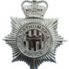 Northumbria Police Helmet Plate - Queen's Crown