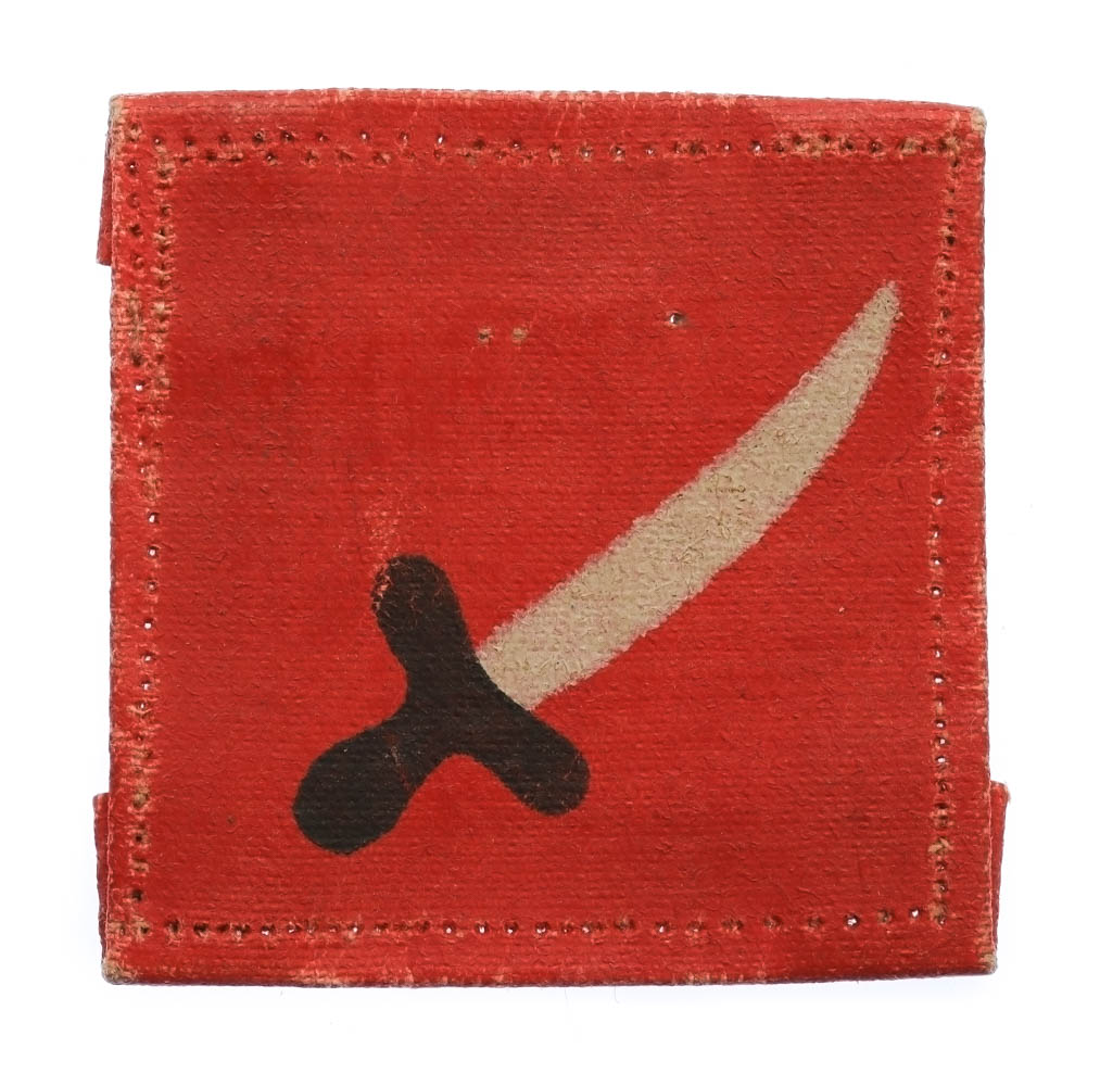 British Troops Palestine & Transjordan Cloth Printed Formation Sign 