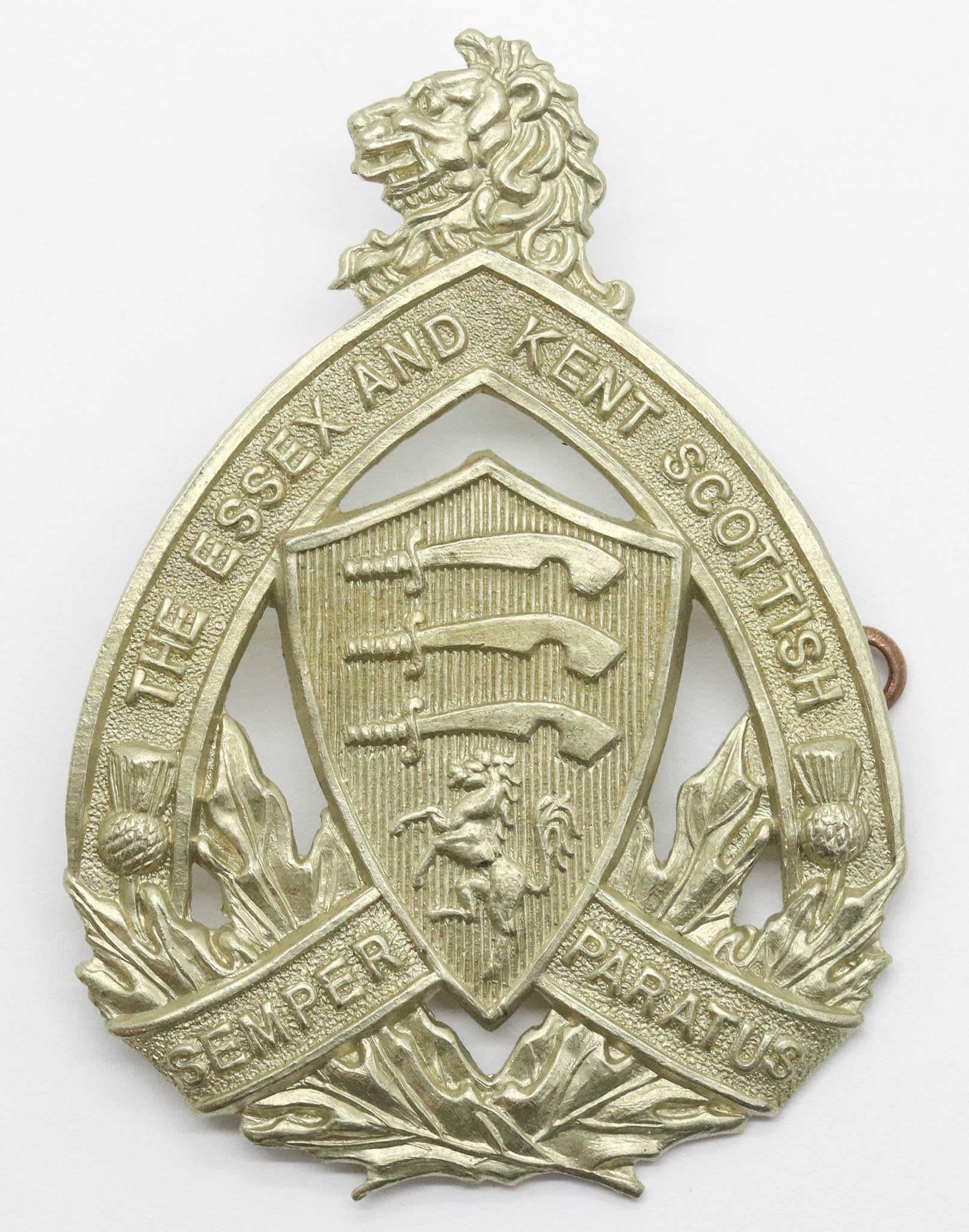 Canadian Essex and Kent Scottish Cap Badge