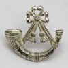 Light Infantry Officer's Silver Plated Cap Badge