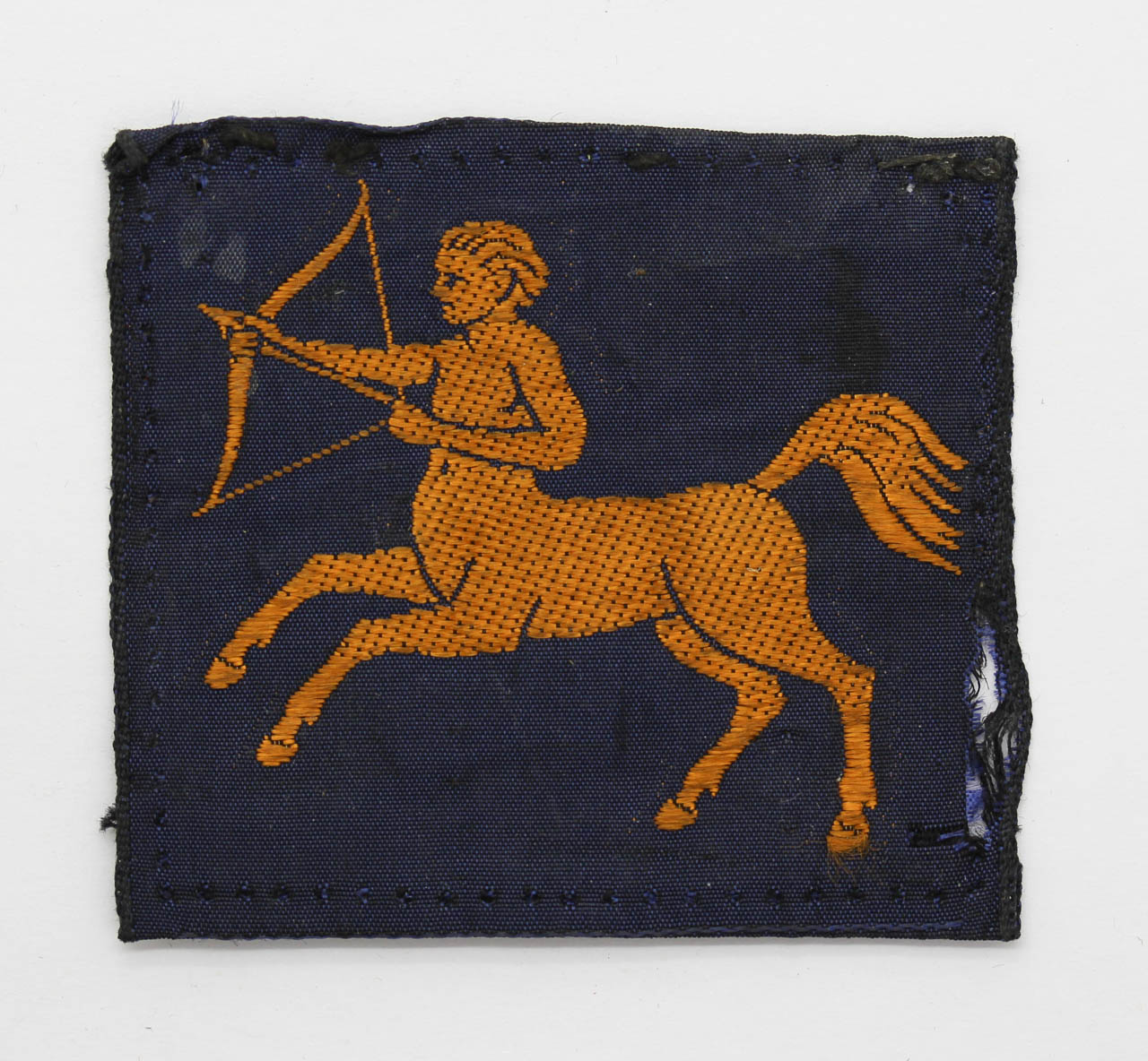 7th AGRA Army Group Royal Artillery Silk Embroidered Formation Sign