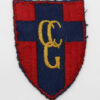 Control Commission Germany (C.C.G.) Cloth Formation Sign