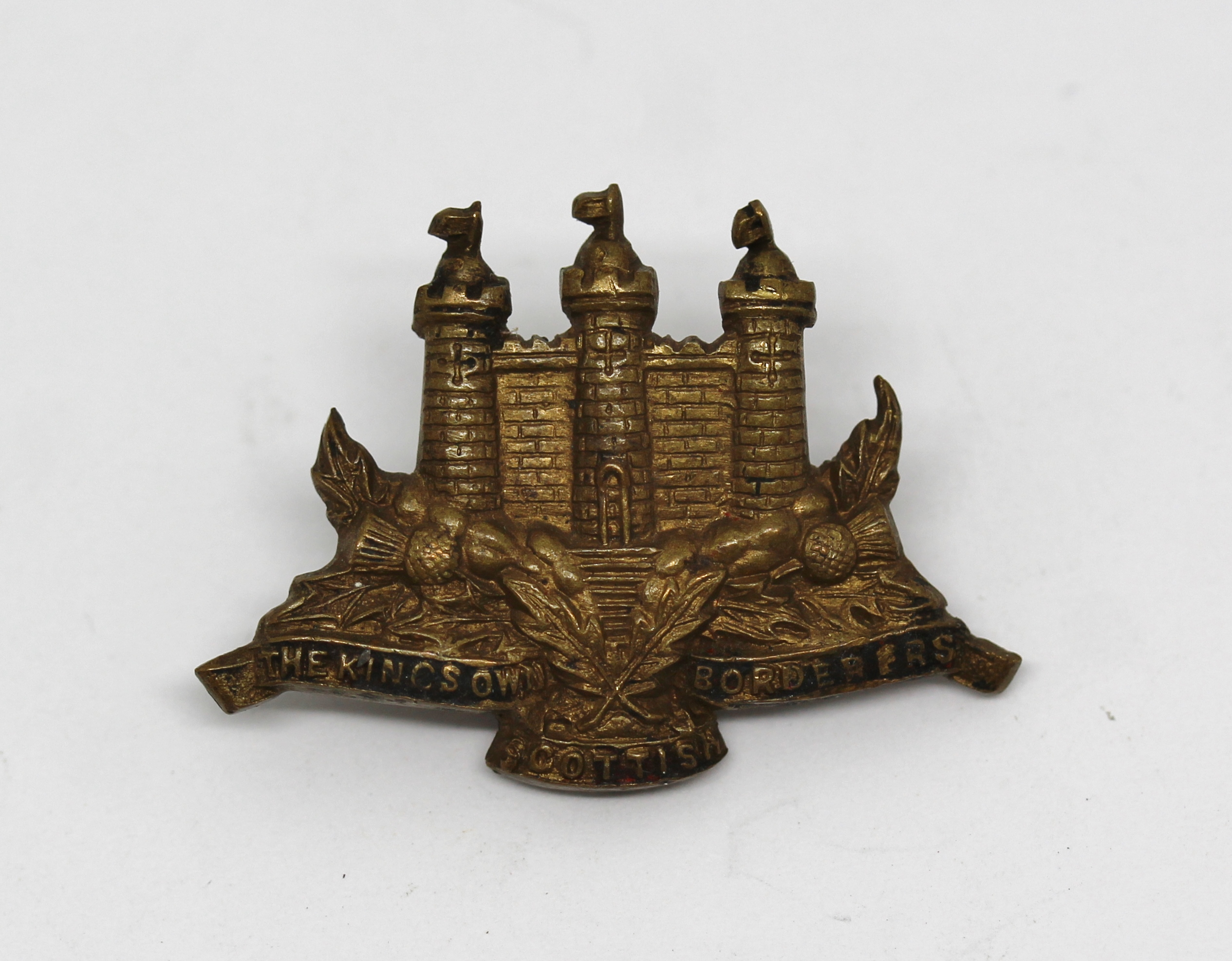 King's Own Scottish Borderers (K.O.S.B.) Collar Badge