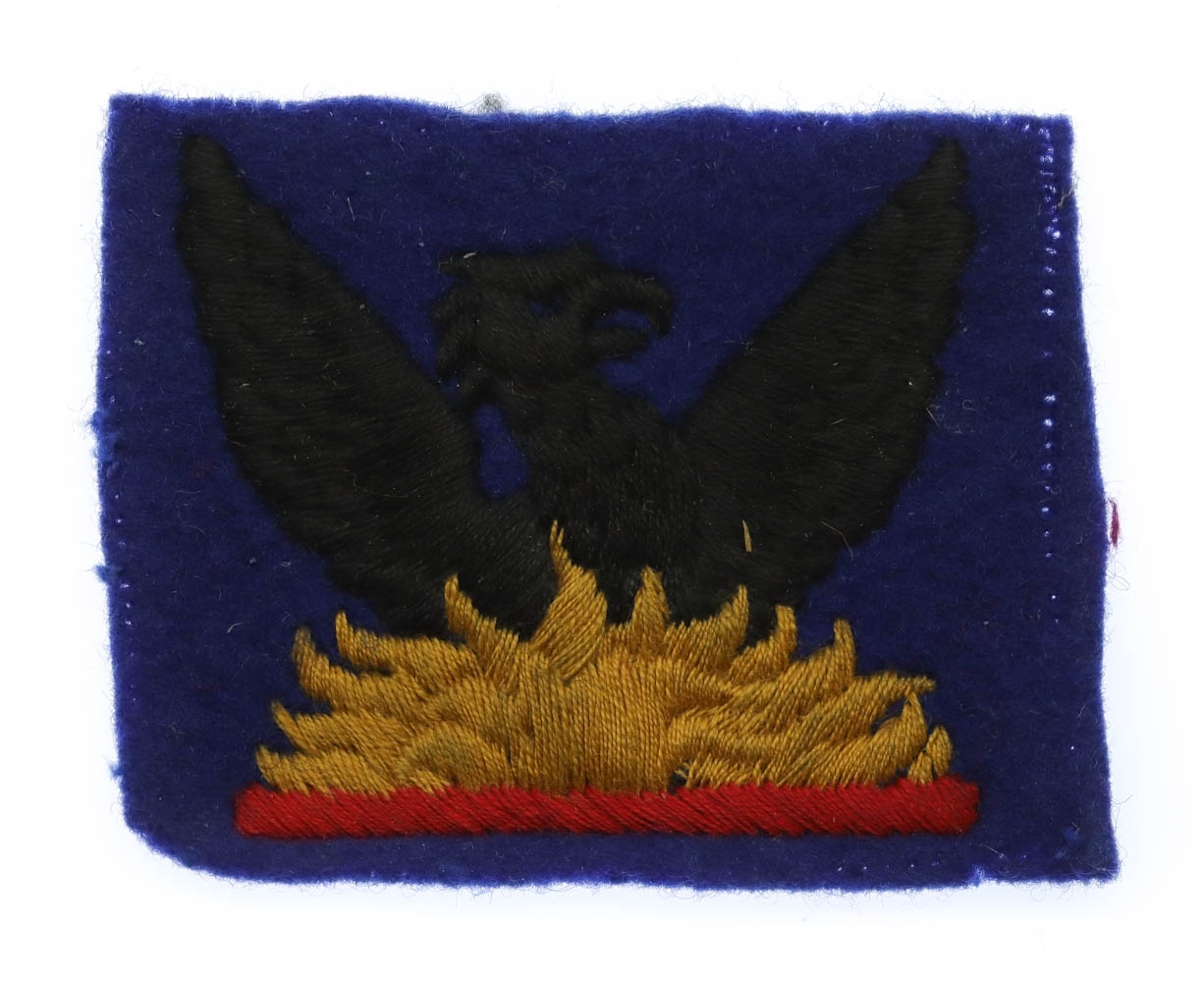 87th Army Group Royal Artillery (AGRA) Cloth Formation Sign (2nd Pattern)