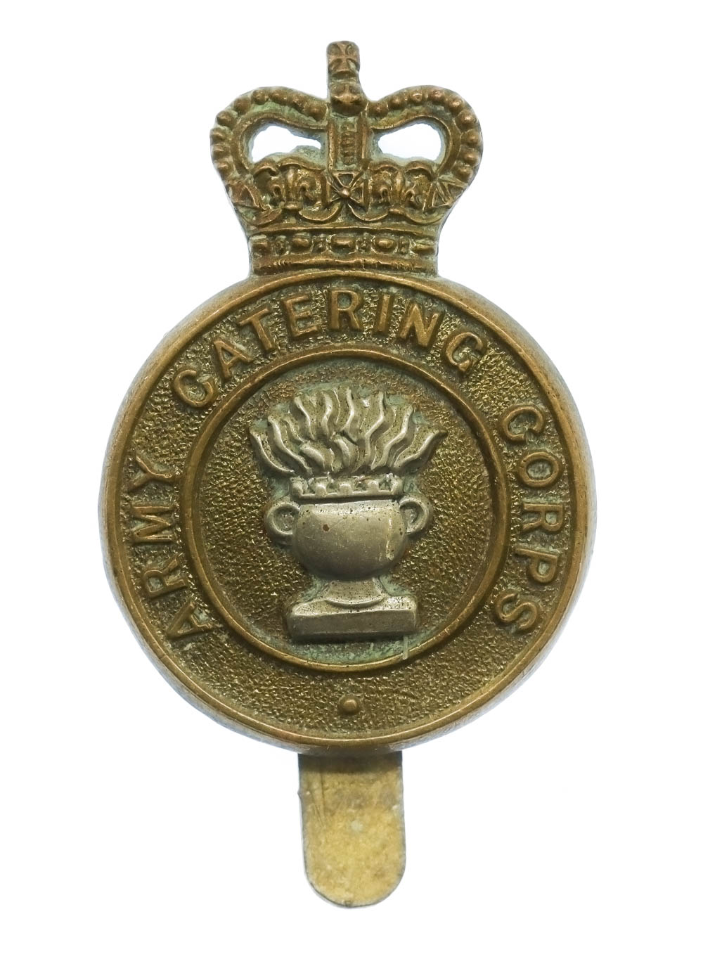 Army Catering Corps Cap Badge - Queen's Crown
