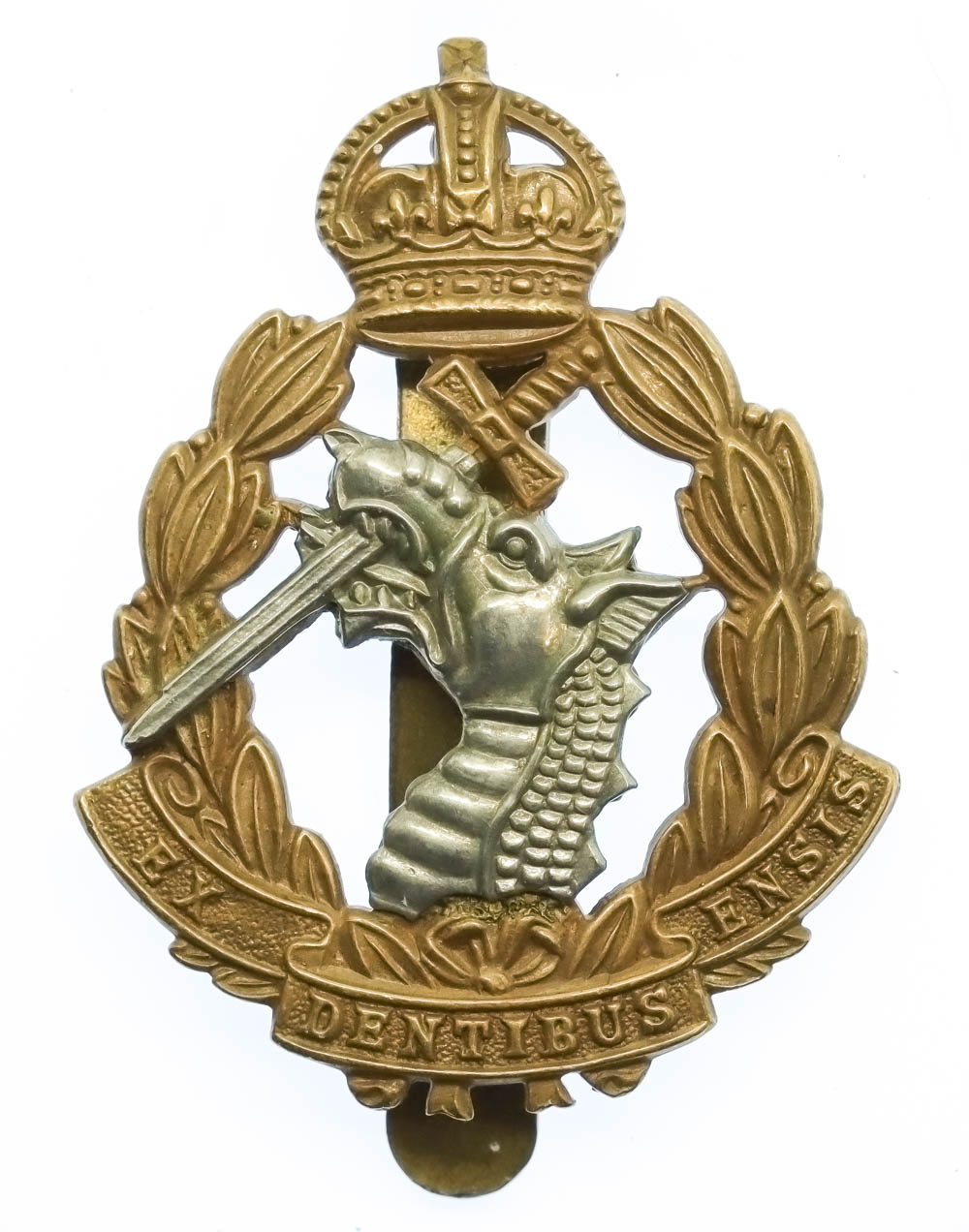 Royal Army Dental Corps (R.A.D.C.) Cap Badge - King's Crown (2nd Pattern)