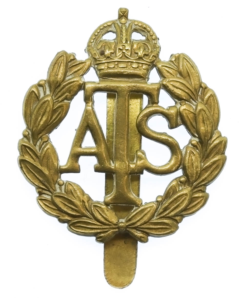 Auxiliary Territorial Service (A.T.S.) Cap Badge - King's Crown