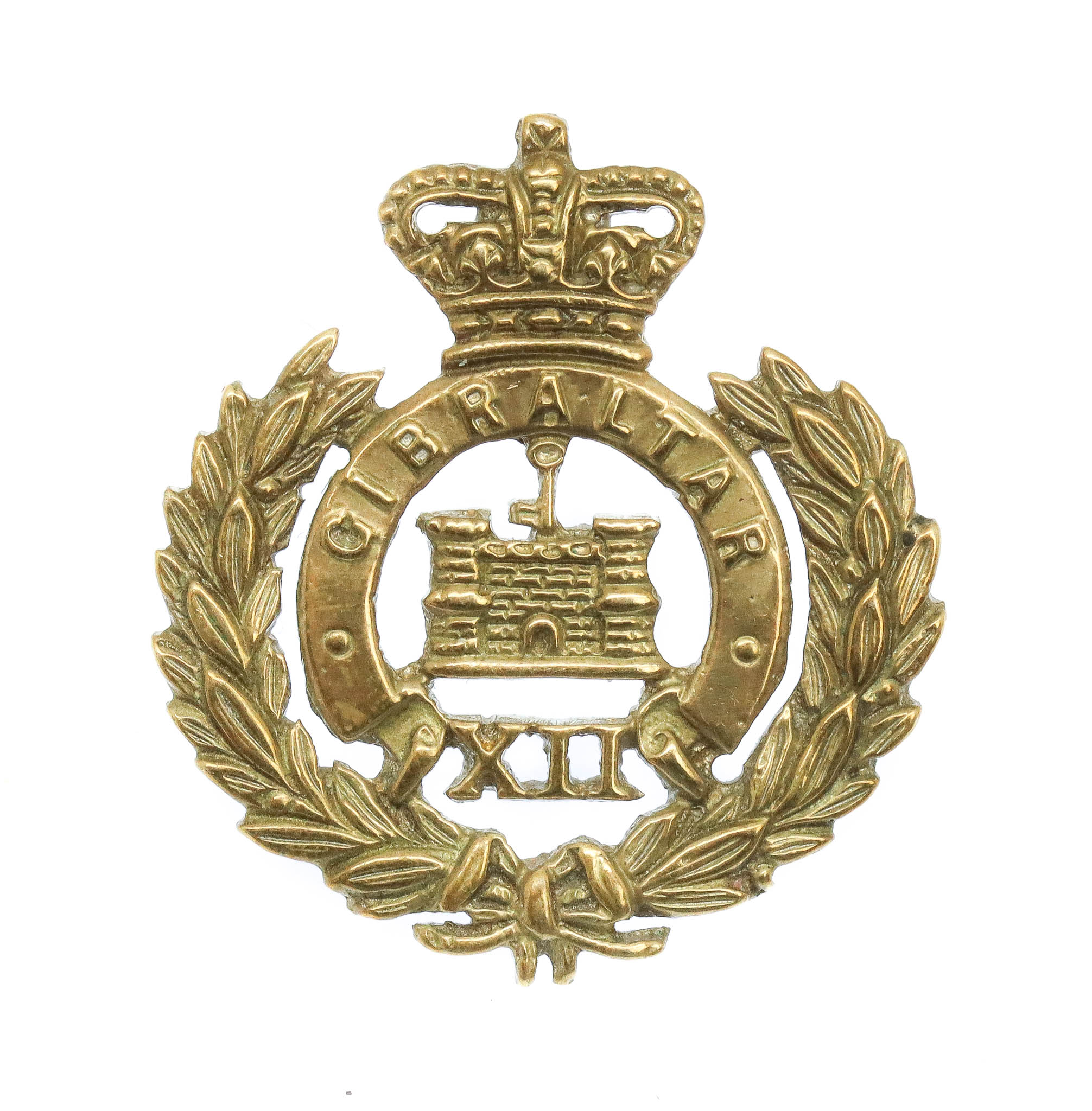 Victorian Suffolk Regiment Officer's No.3 Dress Collar Badge