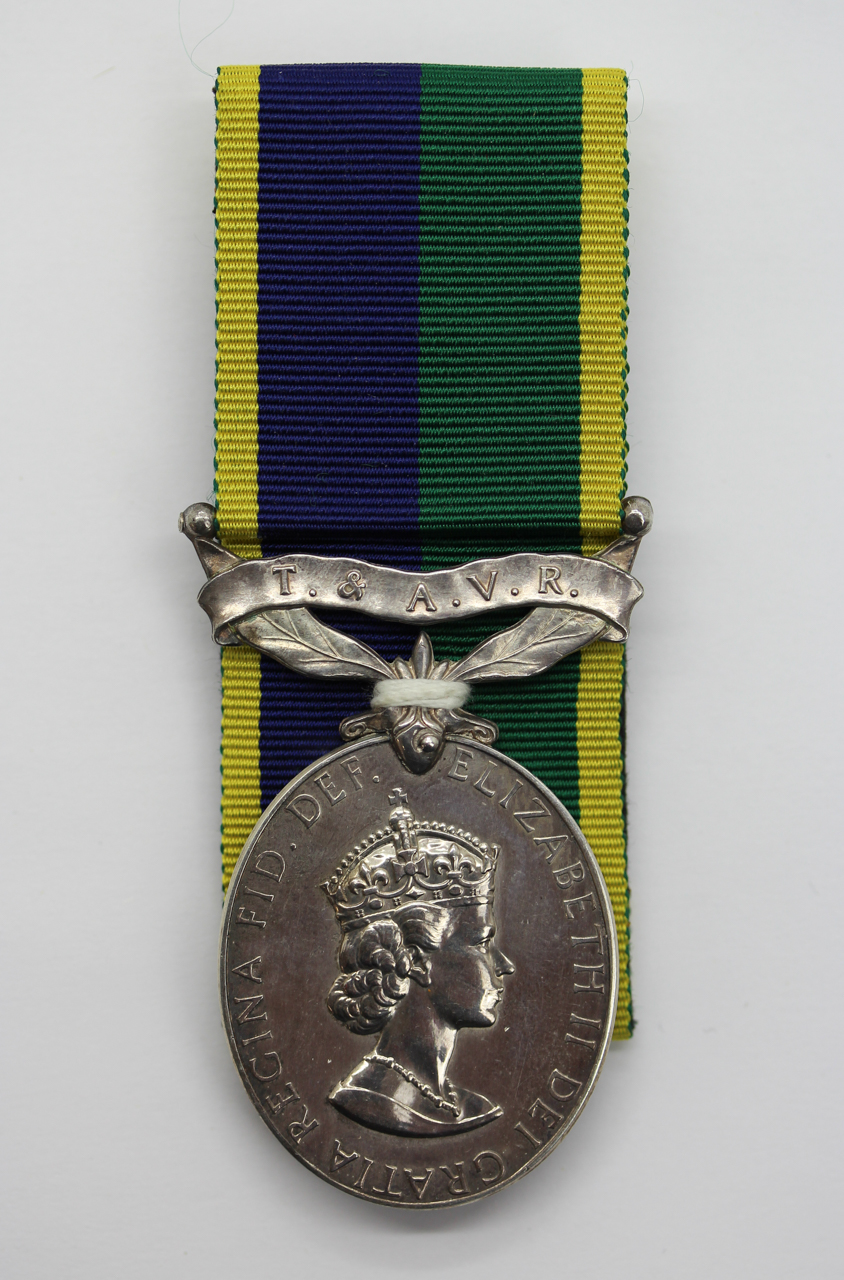 T & A.V.R. Efficiency Medal (Post 1969) - Sgt. J.J. Ward, Royal Corps of Transport