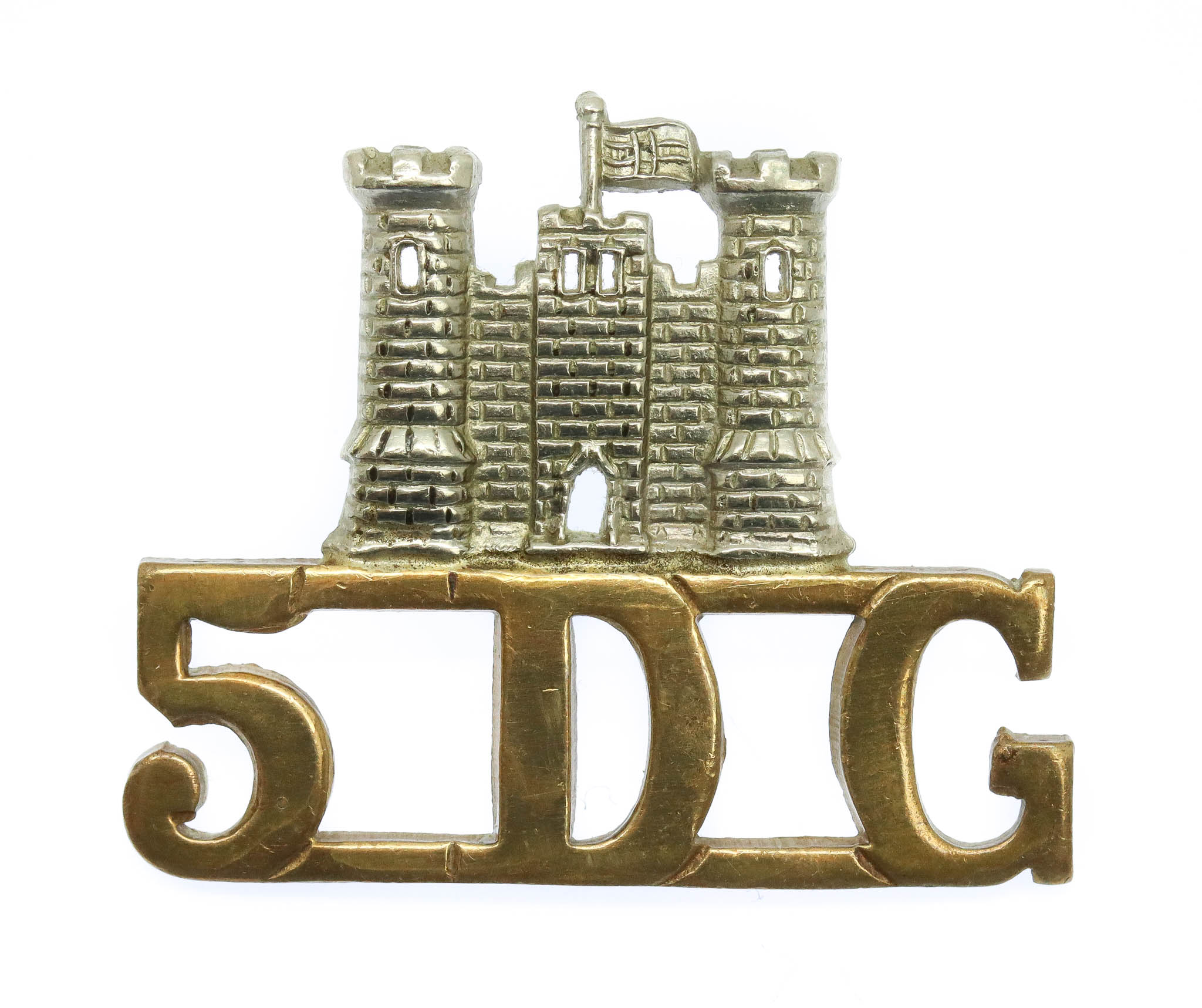 5th Inniskilling Dragoon Guards (Castle/5DG) Shoulder Title