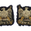 Pair of Royal Scots Dragoon Guards No.1 Dress Bullion Collar Badges