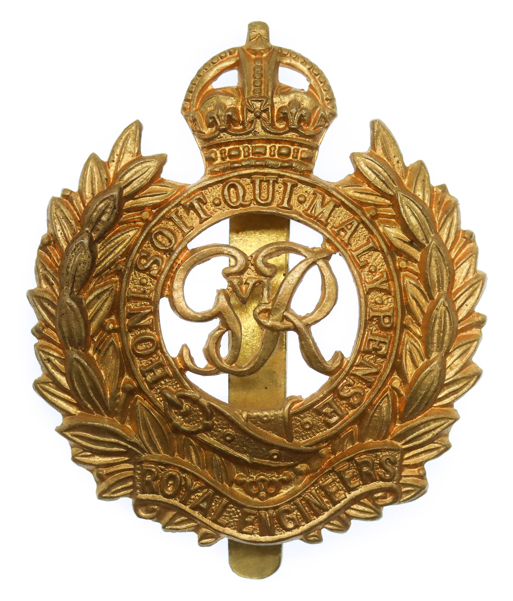 George VI Royal Engineers Cap Badge