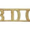 3rd Dragoon Guards (3DG) Shoulder Title