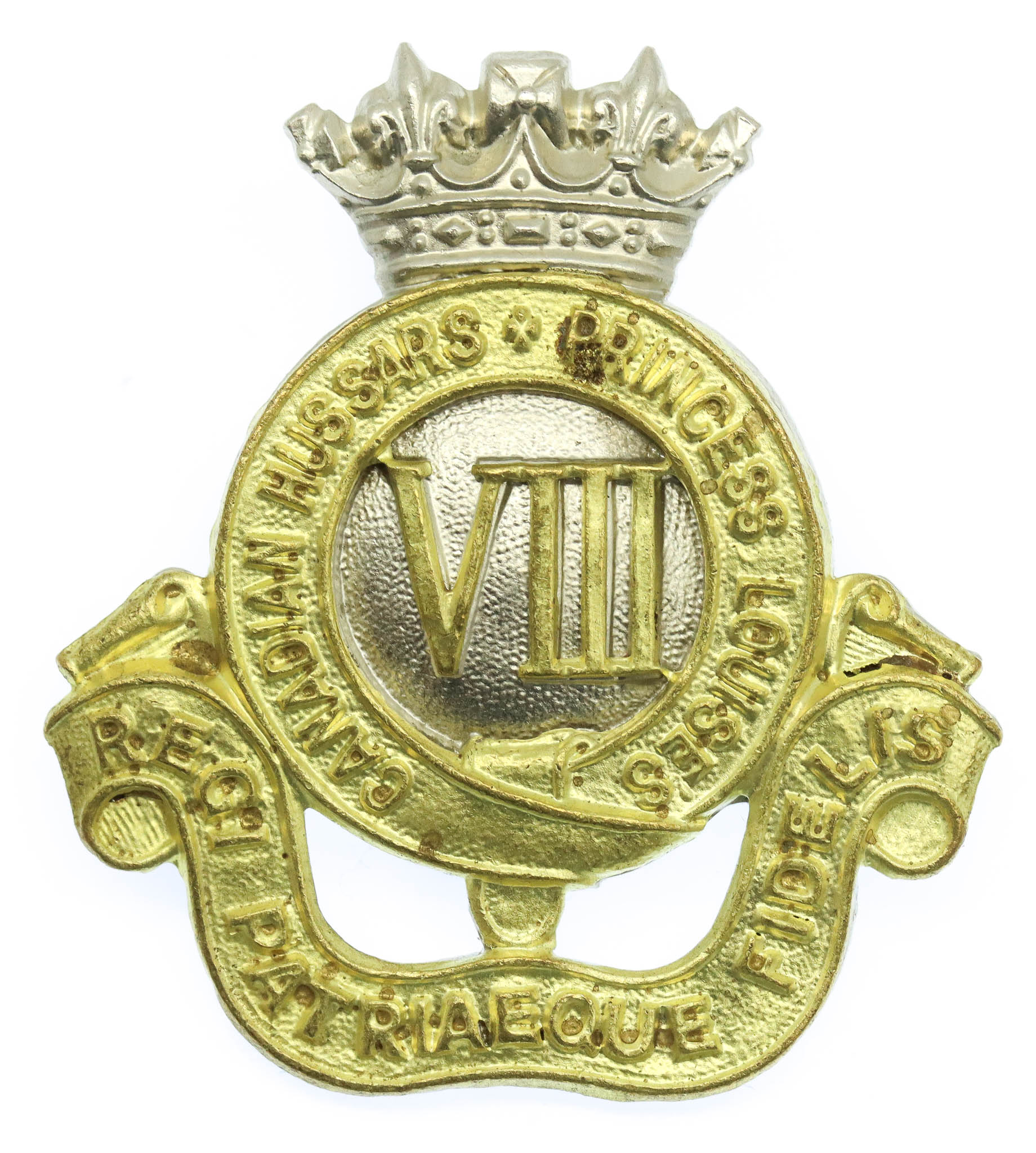 Canadian 8th Princess Louise's Hussars Cap Badge