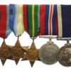 WW2 Royal Naval Long Service & Good Conduct Medal Group of Five - Petty Officer P. Sked, Royal Navy