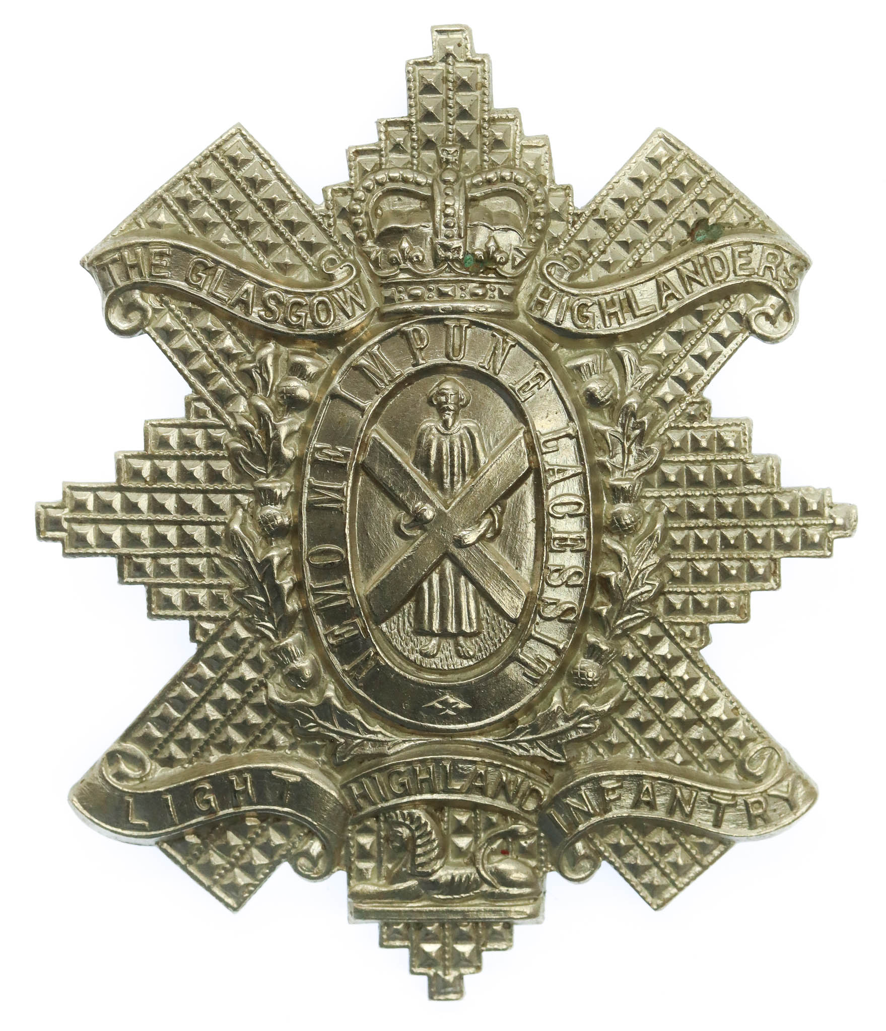 Glasgow Highlanders Highland Light Infantry Cap Badge