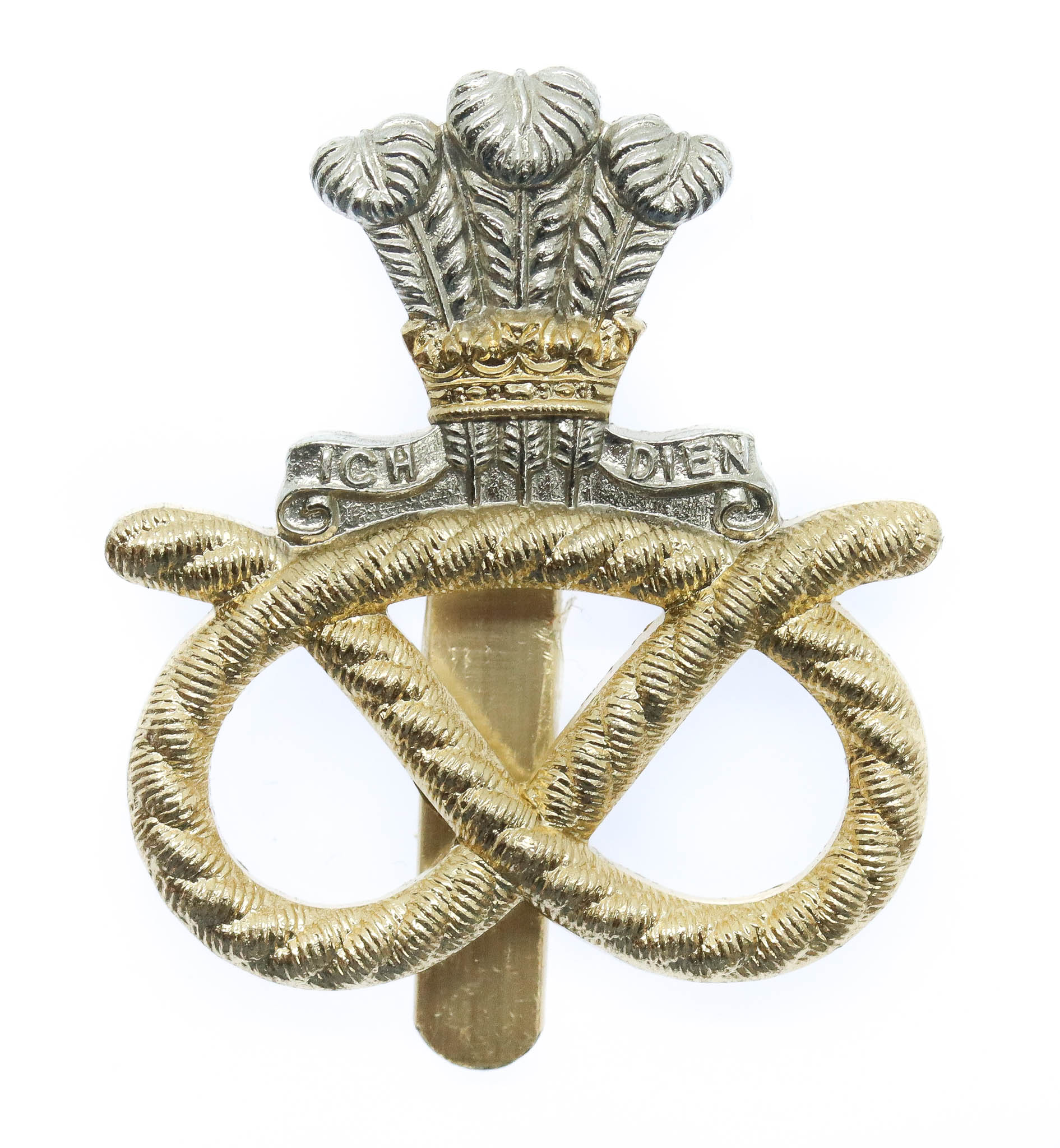 Staffordshire Regiment Anodised (Staybrite) Cap Badge