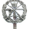 Small Arms School Corps Anodised (Staybrite) Cap Badge