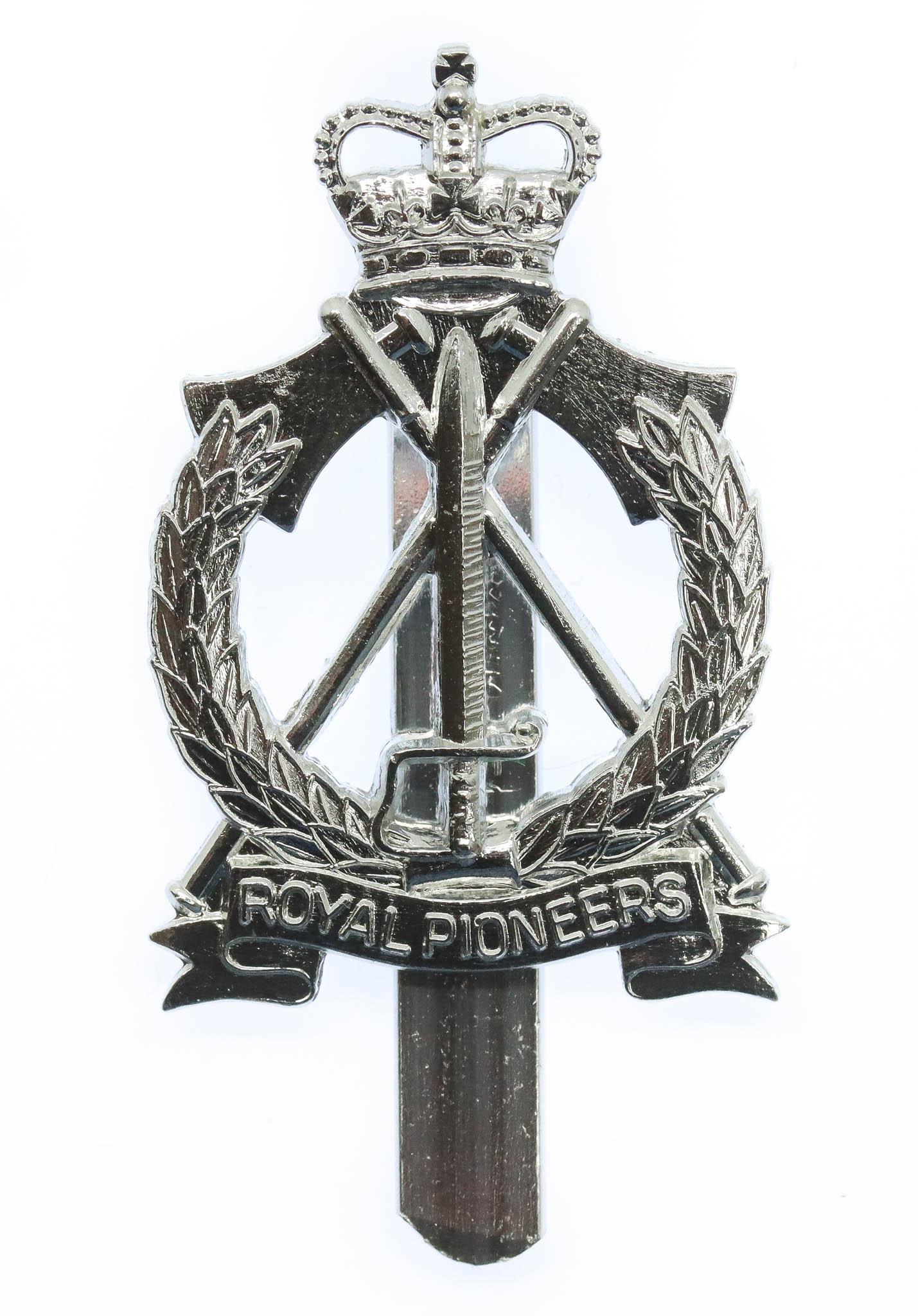 Royal Pioneer Corps Anodised (Staybrite) Cap Badge