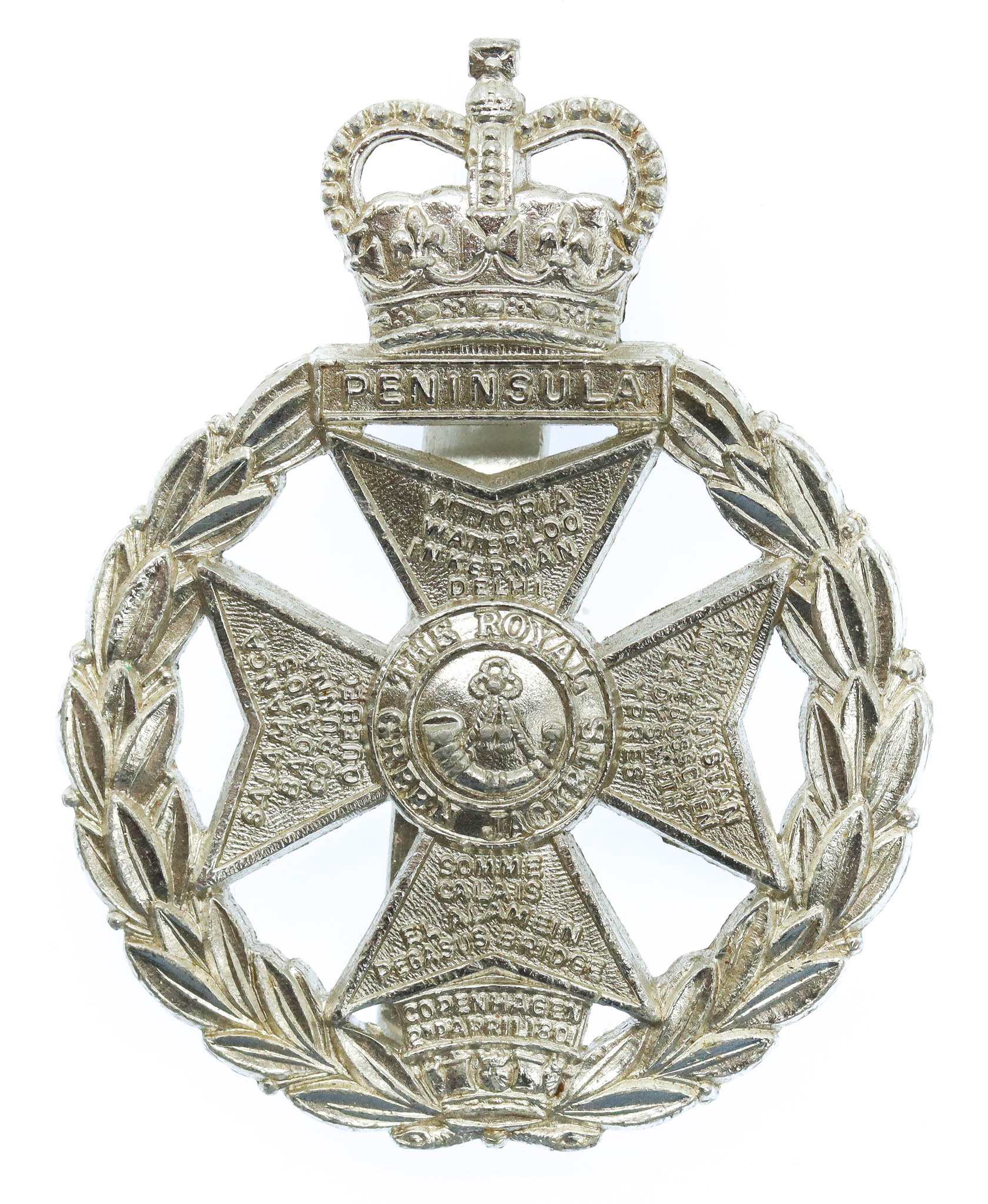 Royal Green Jackets Anodised (Staybrite) Cap Badge
