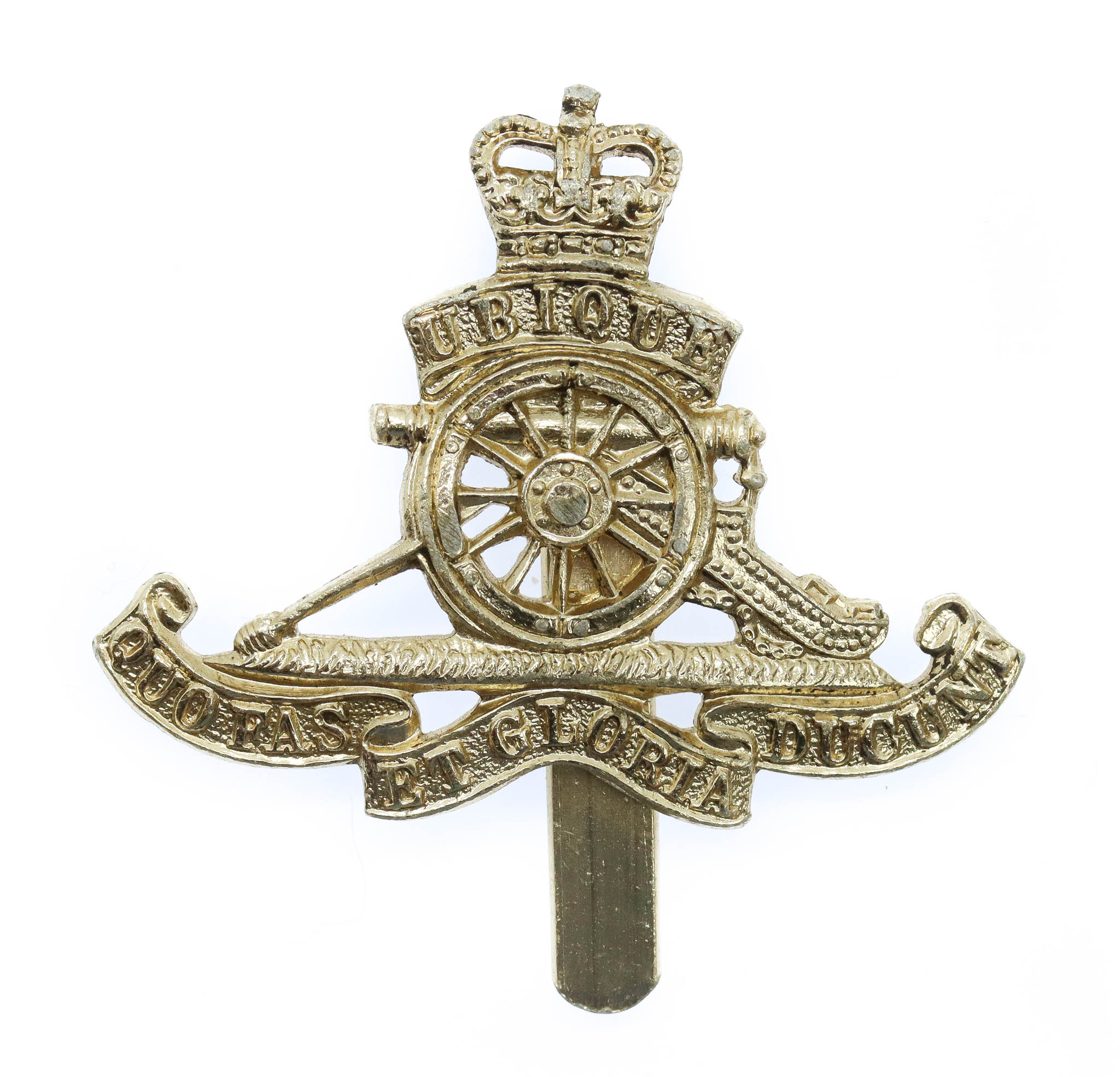 Royal Artillery Anodised (Staybrite) Beret Badge