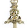 Pioneer Corps Anodised (Staybrite) Beret Badge - Queen's Crown
