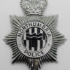 Northumbria Police Helmet Plate - Queen's Crown