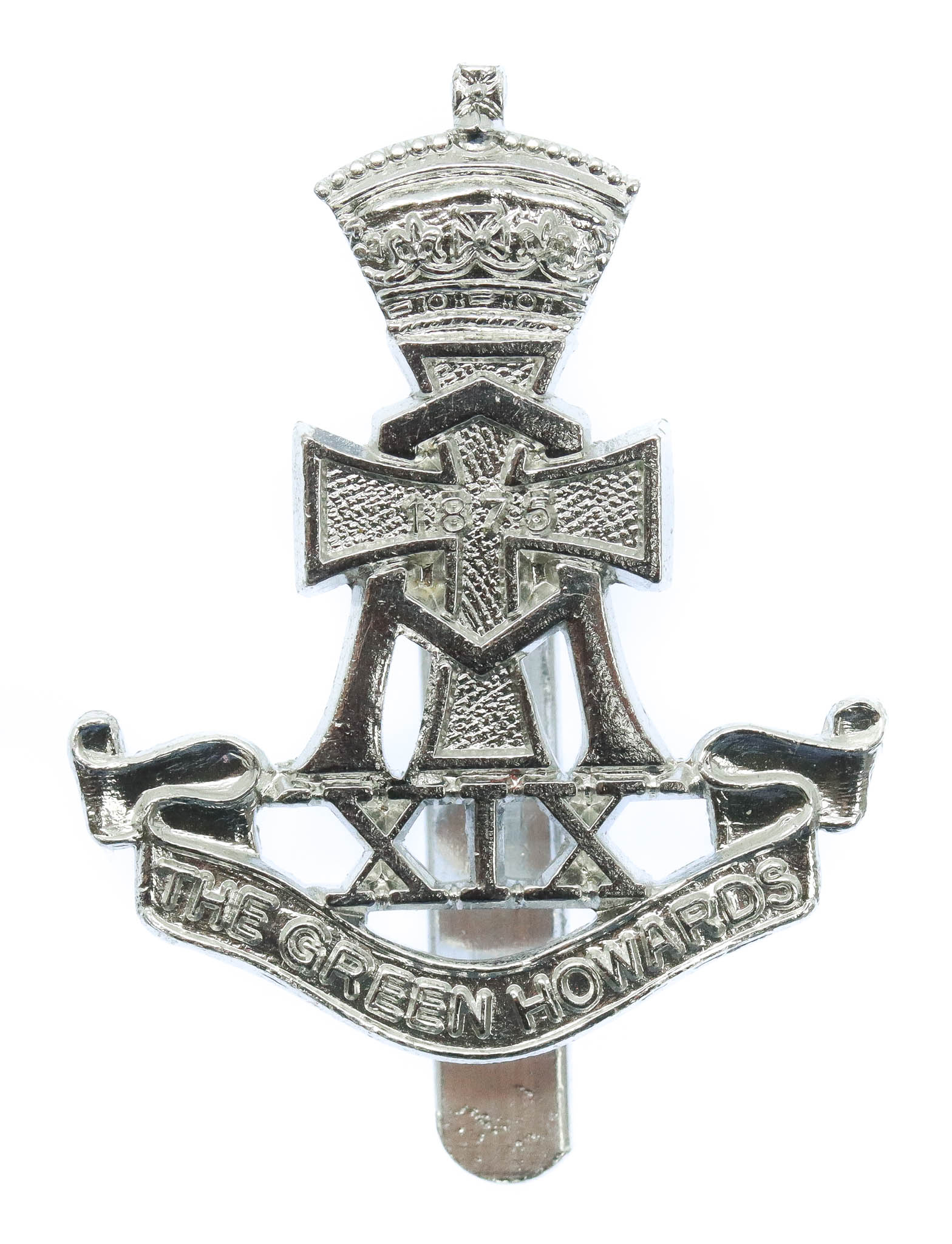 Green Howards Anodised (Staybrite) Cap Badge