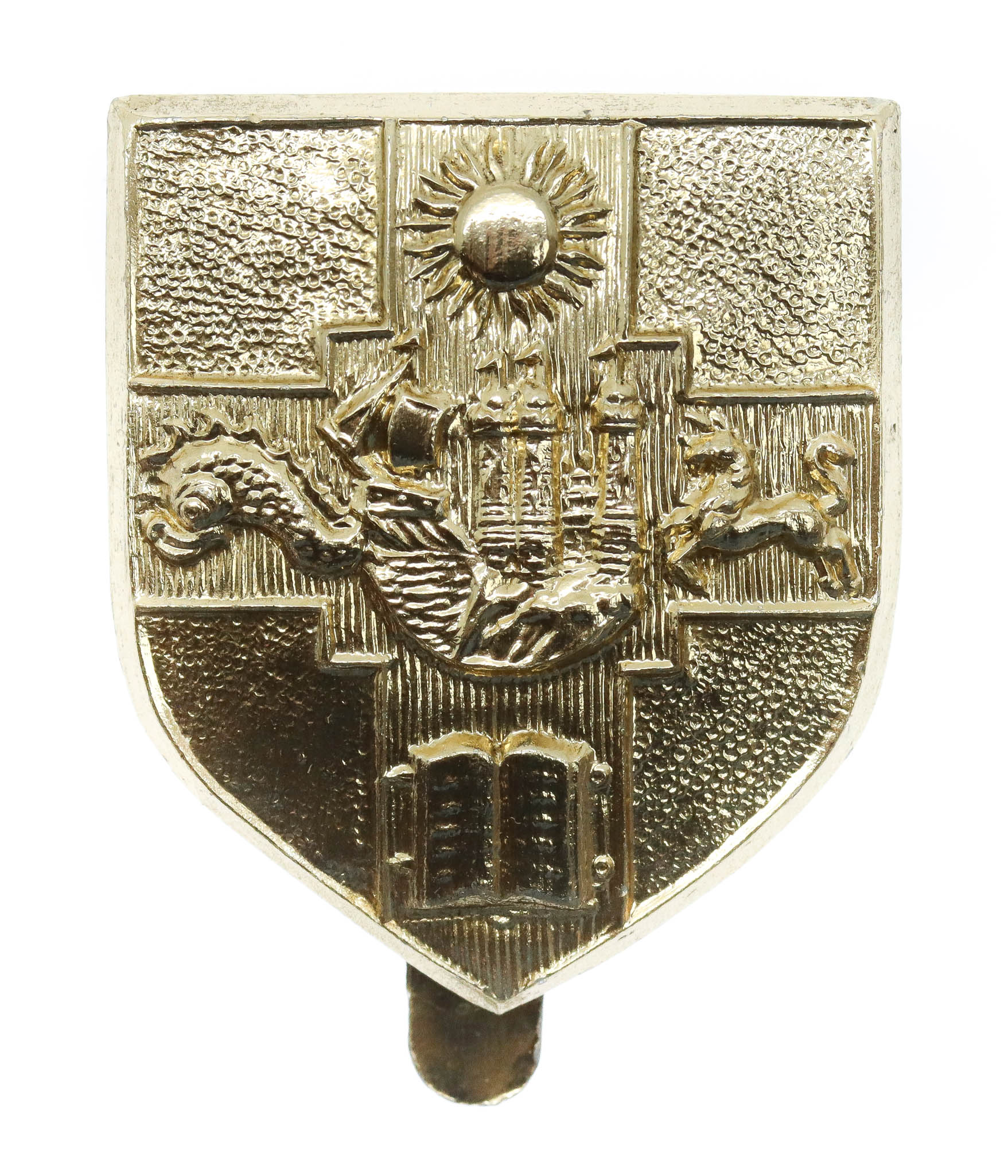 Bristol University O.T.C. Anodised (Staybrite) Cap Badge
