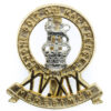 15th/19th Hussars Anodised (Staybrite) Cap Badge