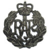 Royal Air Force (R.A.F.) Blackened Anodised (Staybrite) Cap Badge