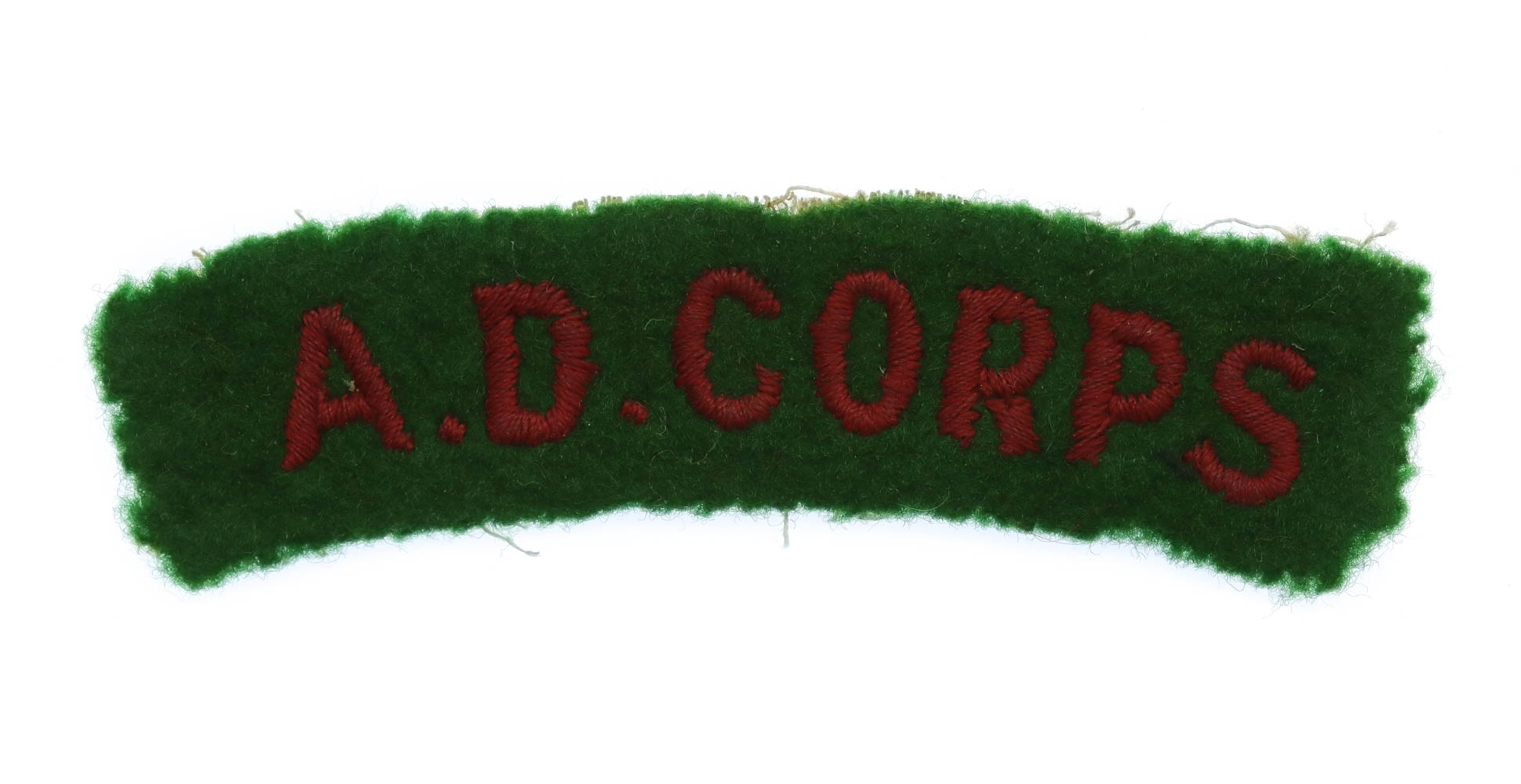 Army Dental Corps (A.D.CORPS) Cloth Shoulder Title